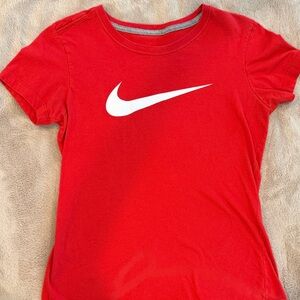 Nike Red Slim Fit Tee